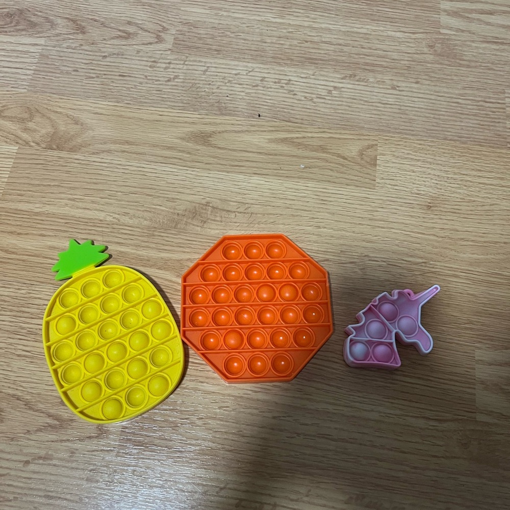 Colorful Pop It Fidget Toy Set